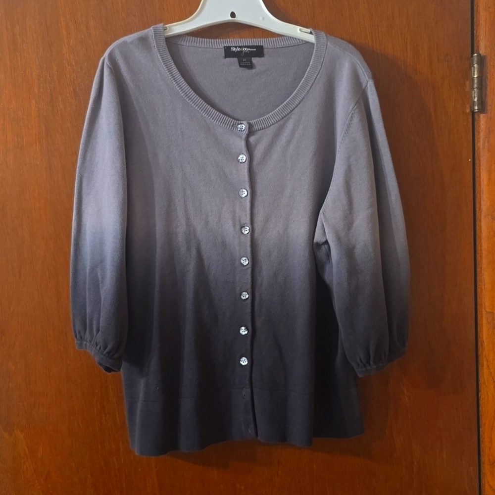 Style & Co Woman Ombre Sweater
